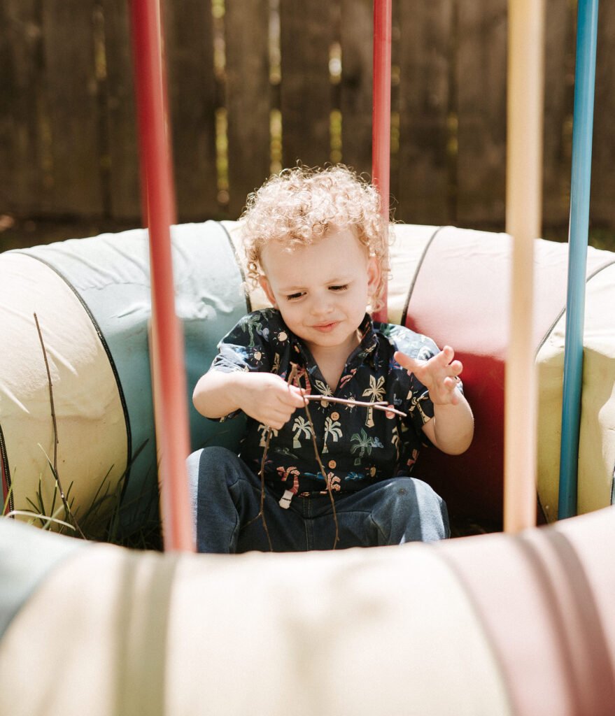 Boy on playground